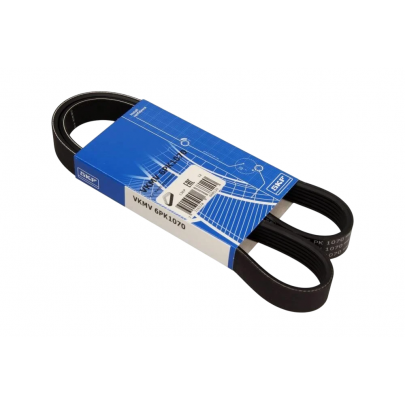 Ремінь генератора (з кондиціонером) Volkswagen Passat B6 / Фольксваген Пассат Б6 1.6TDI 2005-2010 VKMV6PK1070 SKF (Франція)