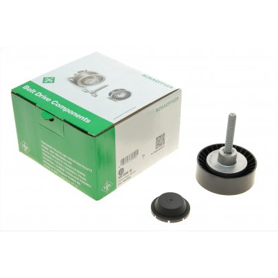 Ролик натягувача ременя генератора (76x26мм, двигун: BLF) Volkswagen Passat B6 / Фольксваген Пассат Б6 1.6FSI 2005-2010 532034610 INA (Німеччина)