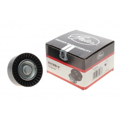 Ролик натягувача ременя генератора (76x26мм, двигун: CAXA) Volkswagen Passat B6 / Фольксваген Пассат Б6 1.4TSI 2005-2010 T38054 GATES (Бельгія)