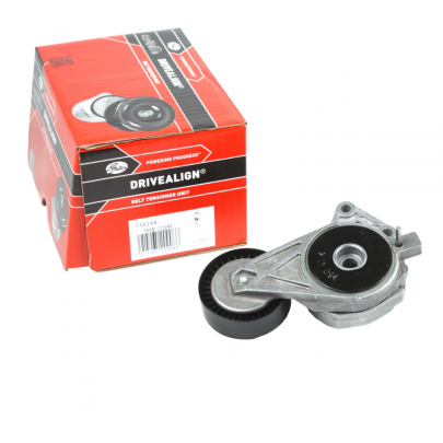 Натягувач ременя генератора (70x24мм, двигун: BSE, BSF) Volkswagen Passat B6 / Фольксваген Пассат Б6 1.6FSI 2005-2010 T38148 GATES (Бельгія)