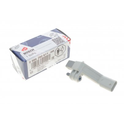 Датчик положення колінвалу (3 контакта) Volkswagen Passat B6 / Фольксваген Пассат Б6 1.9TDI 2005-2010 0986280611 BOSCH (Німеччина)