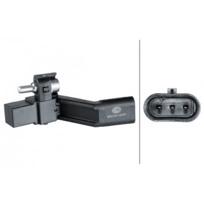 Датчик положення колінвалу (3 контакта) Volkswagen Passat B6 / Фольксваген Пассат Б6 1.9TDI 2005-2010 6PU013122-871 HELLA (Німеччина)