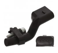 Датчик положення колінвалу (3 контакта) Volkswagen Passat B6 / Фольксваген Пассат Б6 1.9TDI 2005-2010 46314 FEBI (Німеччина)