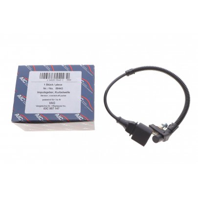 Датчик положення колінвалу (3 контакта, двигун: BLF) Volkswagen Passat B6 / Фольксваген Пассат Б6 1.6FSI 2005-2010 55443 AIC (Німеччина)