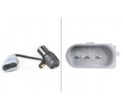 Датчик положення колінвалу (3 контакта, двигун: BSE, BSF) Volkswagen Passat B6 / Фольксваген Пассат Б6 1.6FSI 2005-2010 6PU009163-181 HELLA (Німеччина)