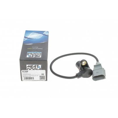 Датчик положення колінвалу (3 контакта, двигун: BSE, BSF) Volkswagen Passat B6 / Фольксваген Пассат Б6 1.6FSI 2005-2010 87288 MEAT and DORIA (Італія)