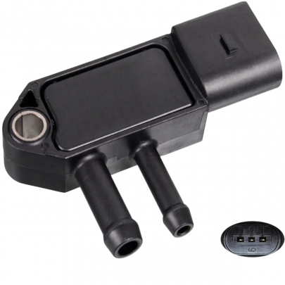 Датчик давления выхлопных газов Volkswagen Passat B6 / Фольксваген Пассат Б6 1.6TDI 2005-2010 B11884 BORSEHUNG (Германия)