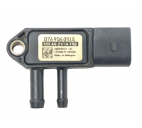 Датчик давления выхлопных газов Volkswagen Passat B6 / Фольксваген Пассат Б6 1.9TDI 2005-2010 03G906051A VAG (Германия)
