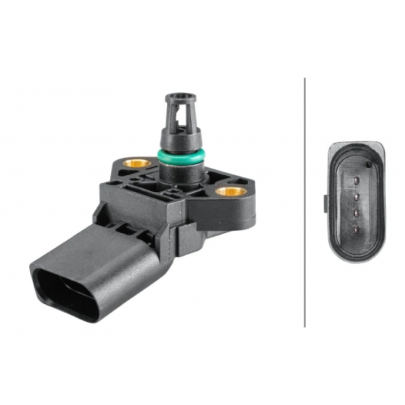 Датчик тиску повітря (двигун: CDGA) Volkswagen Passat B6 / Фольксваген Пассат Б6 1.4TSI 2005-2010 6PP009400-251 HELLA (Німеччина)