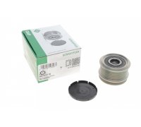 Шкив генератора (двигатель: BSE, BSF) Volkswagen Passat B6 / Фольксваген Пассат Б6 1.6FSI 2005-2010 535001210 INA (Германия)