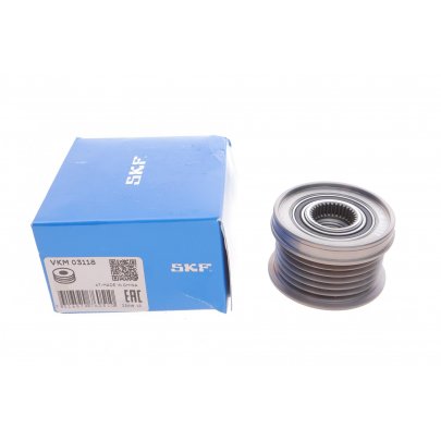 Шкив генератора Volkswagen Passat B6 / Фольксваген Пассат Б6 1.4TSI 2005-2010 VKM03118 SKF (Франция)