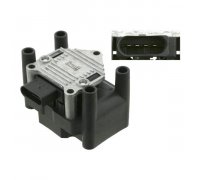 Котушка запалювання (двигун: BSE, BSF) Volkswagen Passat B6 / Фольксваген Пассат Б6 1.6FSI  2005-2010 27132 FEBI (Німеччина)
