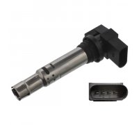 Котушка запалювання (двигун: CAXA, CDGA, BLF) Volkswagen Passat B6 / Фольксваген Пассат Б6 1.4TSI / 1.6FSI  2005-2010 22038 FEBI (Німеччина)