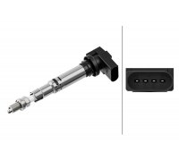 Котушка запалювання (двигун: CAXA, CDGA, BLF) Volkswagen Passat B6 / Фольксваген Пассат Б6 1.4TSI / 1.6FSI  2005-2010 5DA193175-501 HELLA (Німеччина)