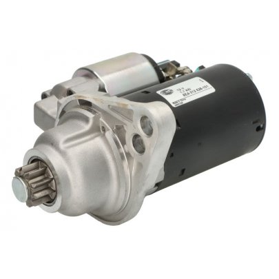 Стартер (1.1кВт, двигун: BLF, BSE, BSF) Volkswagen Passat B6 / Фольксваген Пассат Б6 1.6FSI 2005-2010 8EA012528-101 HELLA (Німеччина)