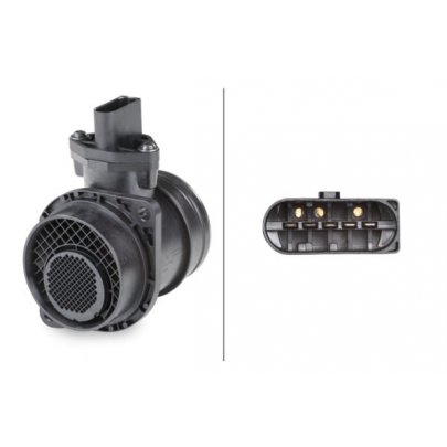 Расходомер воздуха (5 контактов, модуль) Volkswagen Passat B6 / Фольксваген Пассат Б6 1.9TDI 2005-2010 8ET009149-361 HELLA (Германия)