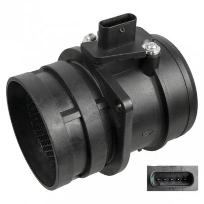 Расходомер воздуха (5 контактов, модуль) Volkswagen Passat B6 / Фольксваген Пассат Б6 1.8TSI / 2.0TFSI 2005-2010 173074 FEBI (Германия)