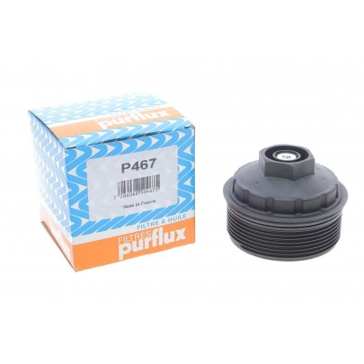 Кришка корпусу масляного фільтра Volkswagen Passat B6 / Фольксваген Пассат Б6 3.6FSI 2005-2010 P467 PURFLUX (Франція)