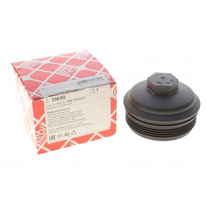 Кришка корпусу масляного фільтра Volkswagen Passat B6 / Фольксваген Пассат Б6 2.0TDI 2005-2010 39699 FEBI (Німеччина)