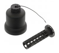 Кришка корпусу масляного фільтра Volkswagen Passat B6 / Фольксваген Пассат Б6 2.0TFSI 2005-2010 ADBP990003 BLUE PRINT (Польща)