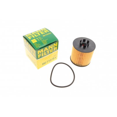 Фільтр масляний Volkswagen Passat B6 / Фольксваген Пассат Б6 1.6FSI 2005-2010 HU712/6X MANN-FILTER (Німеччина)