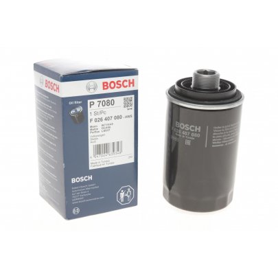 Масляный фильтр Volkswagen Passat B6 / Фольксваген Пассат Б6 1.8TSI 2005-2010 F026407080 BOSCH  (Германия)