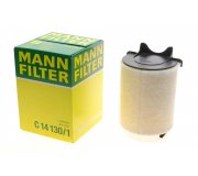 Фильтр воздушный (с поролоном) Volkswagen Passat B6 / Фольксваген Пассат Б6 1.4TSI / 2.0FSI 2005-2010 C14130/1 MANN-FILTER (Германия)