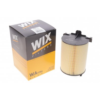 Фильтр воздушный Volkswagen Passat B6 / Фольксваген Пассат Б6 1.4TSI / 2.0FSI 2005-2010 WA9756 WIX (Польша)