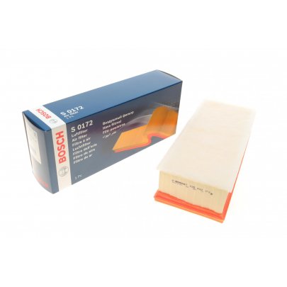 Фильтр воздушный (с поролоном) Volkswagen Passat B6 / Фольксваген Пассат Б6 1.6TDI / 2.0TDI 2005-2010 F026400172 BOSCH (Германия)