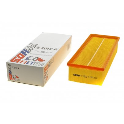 Фильтр воздушный Volkswagen Passat B6 / Фольксваген Пассат Б6 1.8TSI / 1.9TDI 2005-2010 S2012A SOFIMA (Испания)