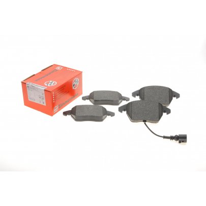 Гальмівні колодки передні з датчиком (ATE ) Volkswagen Passat B6 / Фольксваген Пассат Б6 2005-2010 23587.200.1 ZIMMERMANN (Німеччина)