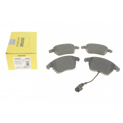 Тормозные колодки передние с датчиком (TEVES) Volkswagen Passat B6 / Фольксваген Пассат Б6 2005-2010 2469602 TEXTAR (Германия)