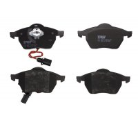 Тормозные колодки передние с датчиком (ATE) Volkswagen Passat B6 / Фольксваген Пассат Б6 2005-2010 GDB1307 TRW (Германия)