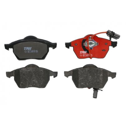 Гальмівні колодки передні з датчиком (ATE ) Volkswagen Passat B6 / Фольксваген Пассат Б6 2005-2010 GDB1307DTE TRW (Німеччина)