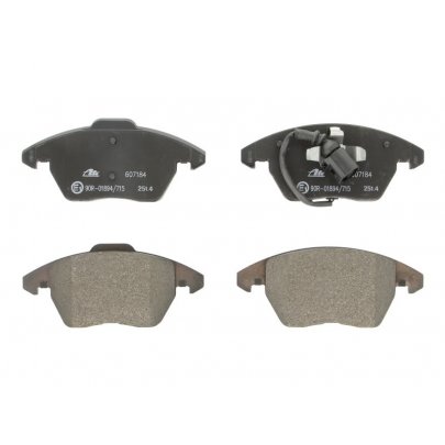 Тормозные колодки передние с датчиком (ATE) Volkswagen Passat B6 / Фольксваген Пассат Б6 2005-2010 GDB1550DTE TRW (Германия)