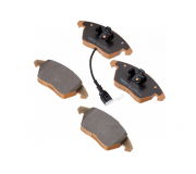 Тормозные колодки передние с датчиком (ATE) Volkswagen Passat B6 / Фольксваген Пассат Б6 2005-2010 JQ1013282 KAMOKA (Польша)