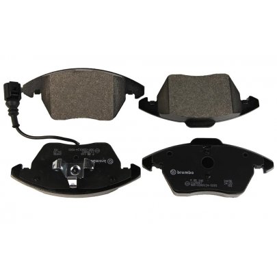 Гальмівні колодки передні з датчиком (TEVES ) Volkswagen Passat B6 / Фольксваген Пассат Б6 2005-2010 P85146 BREMBO (Італія)