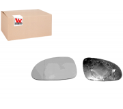 Вкладиш дзеркальний лівий (з підігрівом, асферичне) Volkswagen Passat B6 / Фольксваген Пассат Б6 2005-2010 5895837 VAN WEZEL (Бельгія)