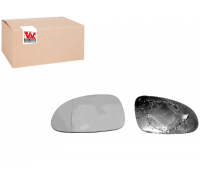 Вкладыш зеркальный левый (с подогревом, асферическое) Volkswagen Passat B6 / Фольксваген Пассат Б6 2005-2010 5895837 VAN WEZEL (Бельгия)