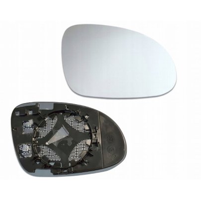 Вкладыш зеркальный правый (с подогревом, выпуклое) Volkswagen Passat B6 / Фольксваген Пассат Б6 2005-2010 9513551E POLCAR (Польша)