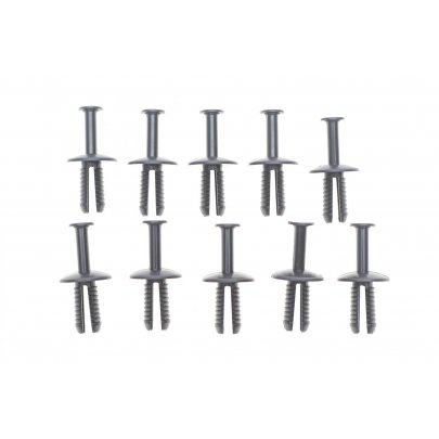 Крепления бампера (комплект-10шт) Volkswagen Passat B6 / Фольксваген Пассат Б6 2005-2010 11-20021.10 FA1 (Великобритания)