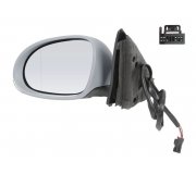 Дзеркало ліве (електричне, з підігрівом, асферичне) Volkswagen Passat B6 / Фольксваген Пассат Б6 2005-2010 4005M01 ABAKUS (Польща)