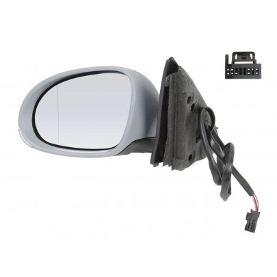 Дзеркало ліве (електричне, з підігрівом, асферичне) Volkswagen Passat B6 / Фольксваген Пассат Б6 2005-2010 4005M01 ABAKUS (Польща)