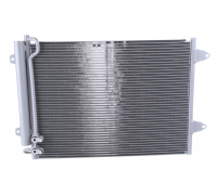 Радіатор кондиціонера (з осушувачем, 570x460x16) Volkswagen Passat B6 / Фольксваген Пассат Б6 2005-2010 350203919000 MAGNETI MARELLI (Італія)