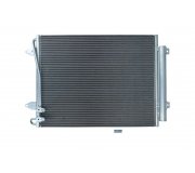 Радіатор кондиціонера (з осушувачем, 570x460x16) Volkswagen Passat B6 / Фольксваген Пассат Б6 2005-2010 7800152 KAMOKA (Польща)