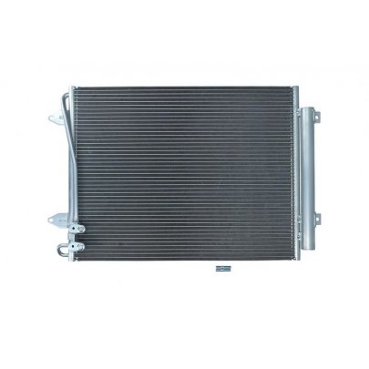 Радіатор кондиціонера (з осушувачем, 570x460x16) Volkswagen Passat B6 / Фольксваген Пассат Б6 2005-2010 7800152 KAMOKA (Польща)