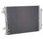 Радіатор кондиціонера (з осушувачем, 570x460x16) Volkswagen Passat B6 / Фольксваген Пассат Б6 2005-2010 188548 FEBI (Німеччина)