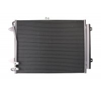 Радіатор кондиціонера (з осушувачем, 570x460x16) Volkswagen Passat B6 / Фольксваген Пассат Б6 2005-2010 1986AD2120 BOSCH (Німеччина)