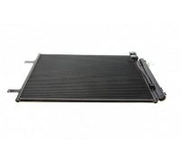 Радиатор кондиционера (с осушителем, 570x440x16) Volkswagen Passat B6 / Фольксваген Пассат Б6 1.6FSI 2005-2010 35614 NRF (Нидерланды)