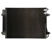 Радіатор кондиціонера (з осушувачем, 570x460x16) Volkswagen Passat B6 / Фольксваген Пассат Б6 2005-2010 KTT110068 THERMOTEC (Польща)